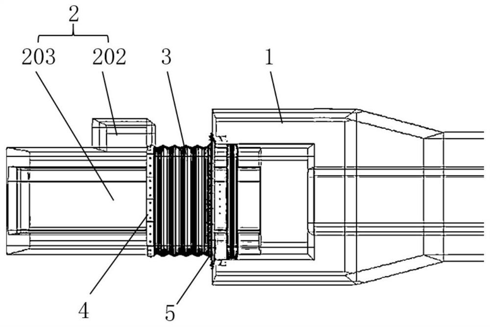 Final joint water stop device and installation method