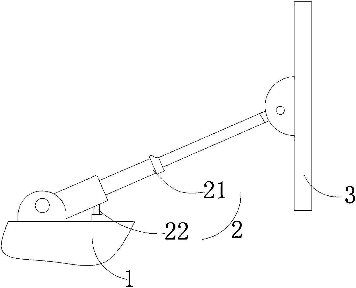 Multipoint movable tunnel face temporary supporting system