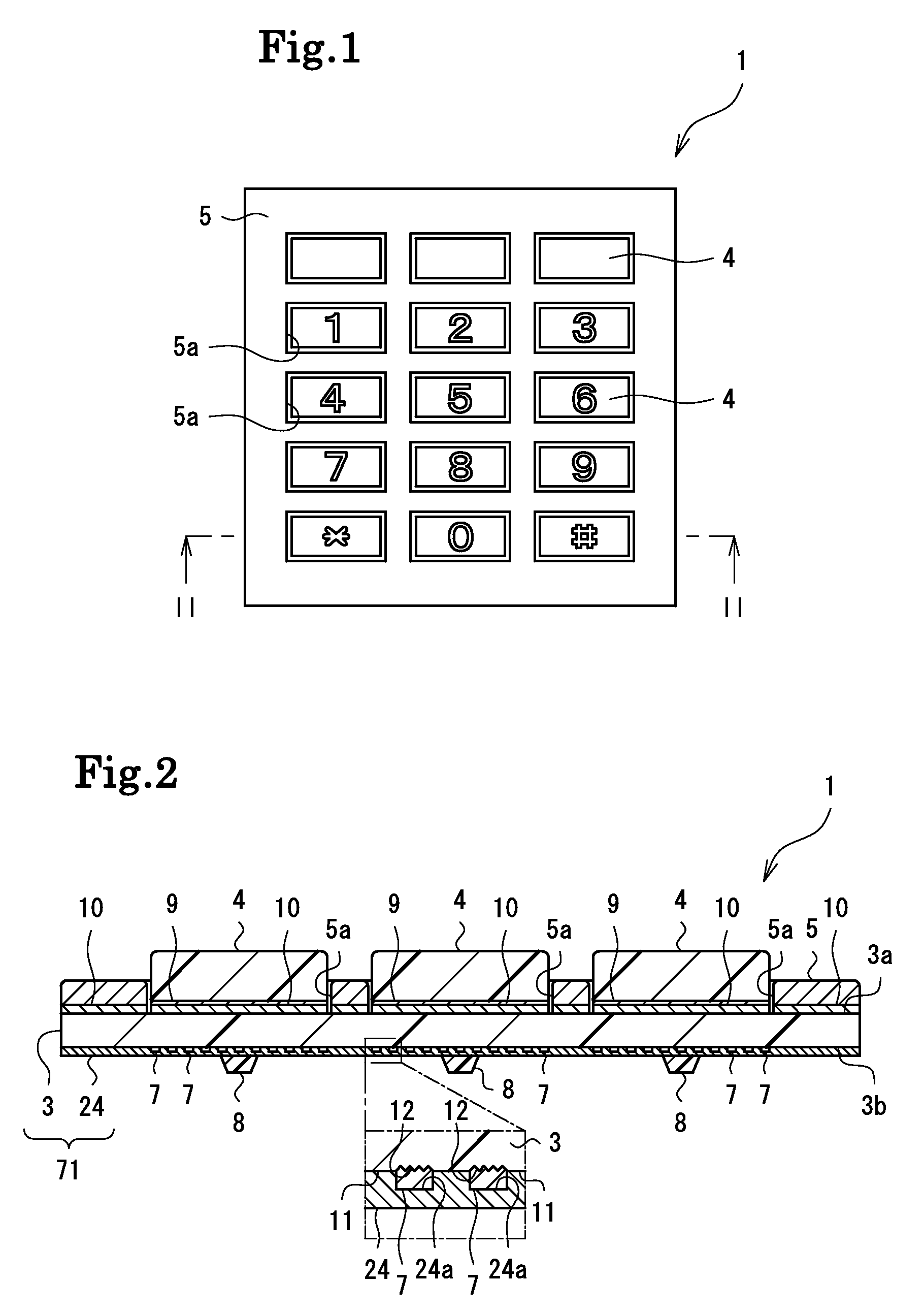 Key sheet, light blocking effect sheet, push button switch and key sheet manufacturing method