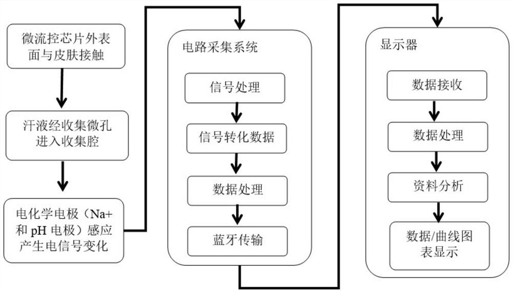 Wearable sweat detection system and method and wearable equipment