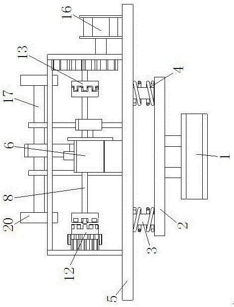 Driving and braking integrated device for pirate ship