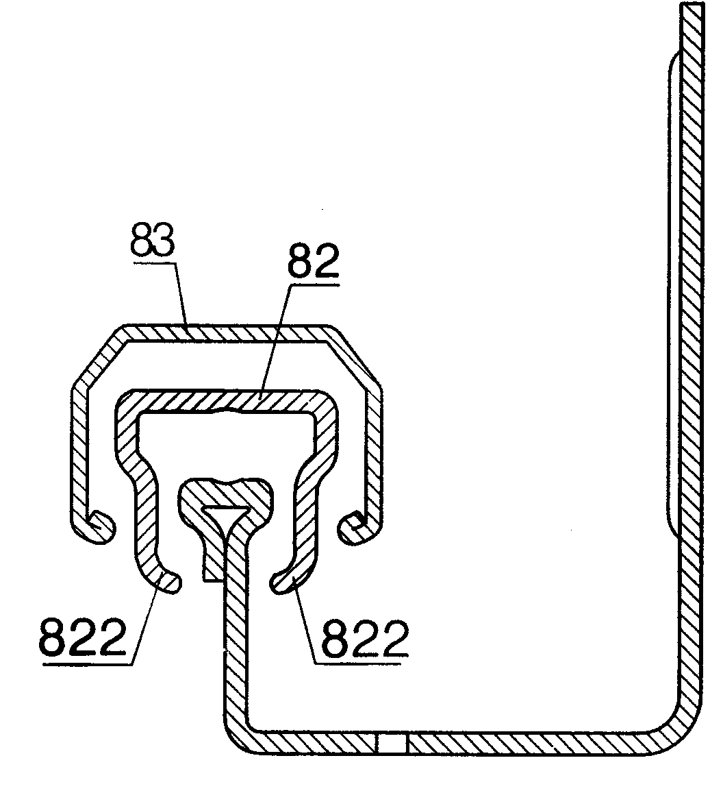 Drawer guide rail structure