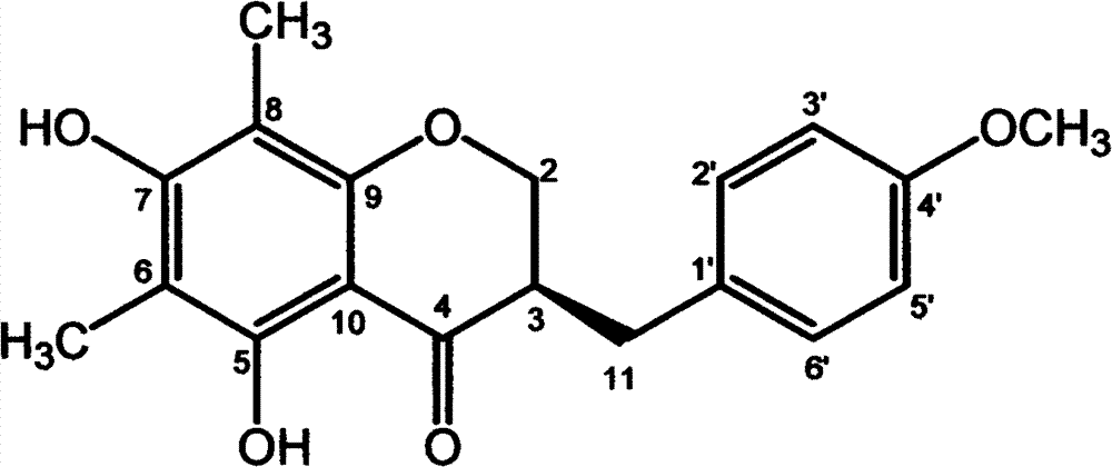 Isoflavones composition and medicine made of same