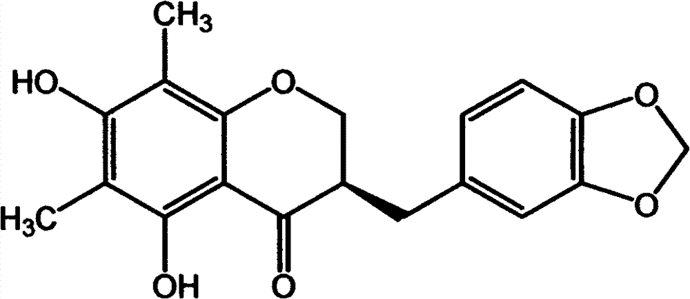 Isoflavones composition and medicine made of same