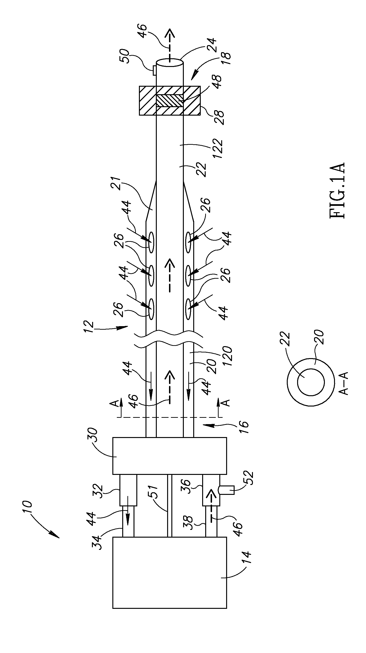 Variable length catheter for drug delivery