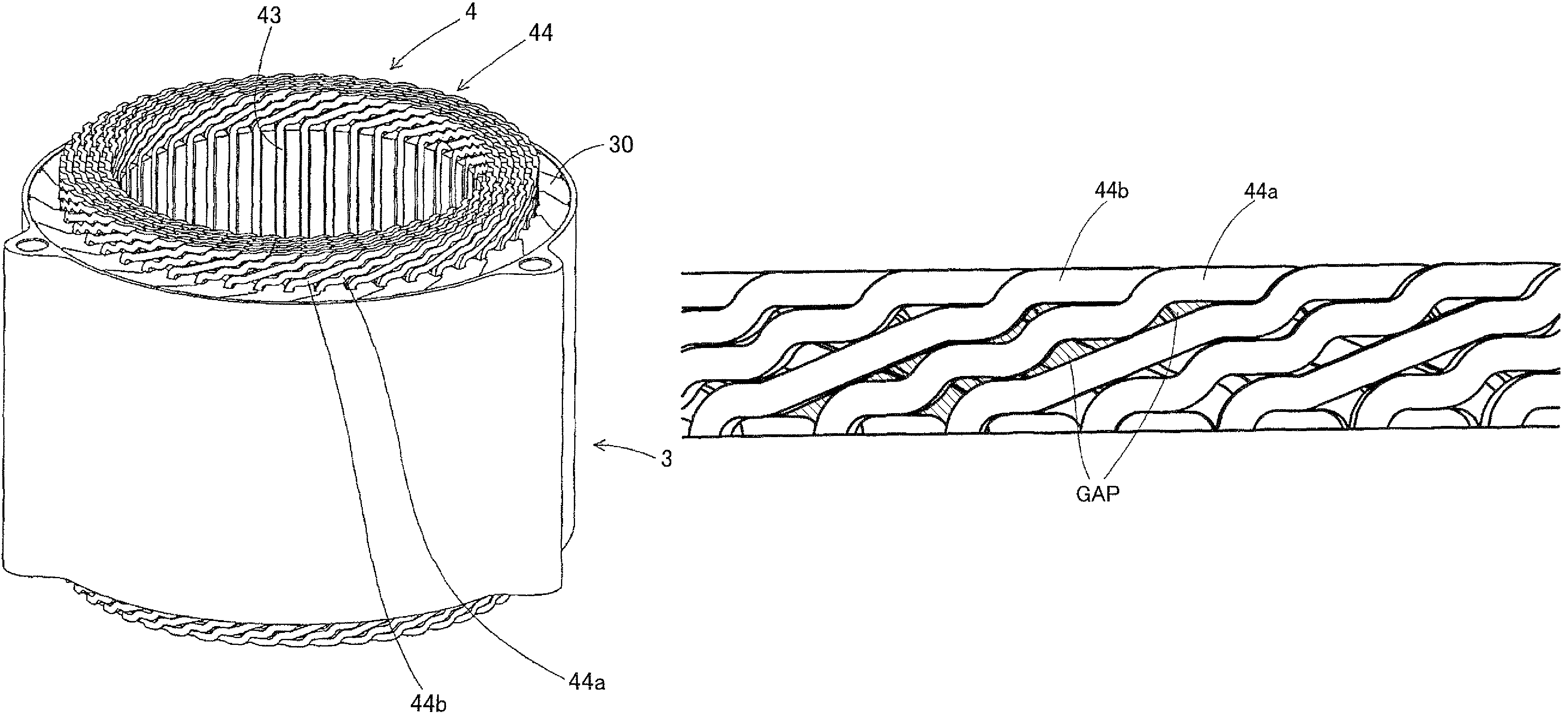 Stator of electric rotating machine and electric rotating machine