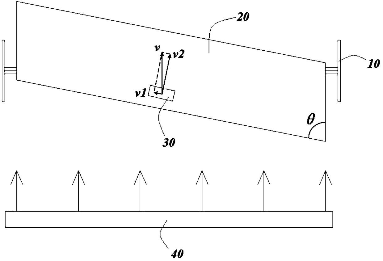 External excitation loading test device for simulating driving process