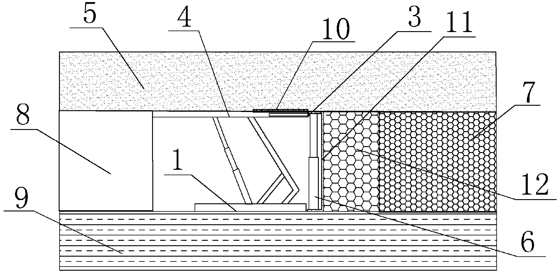 Method for filling paste behind filling hydraulic supports