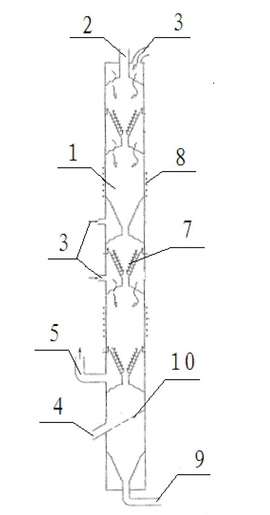 Reactor and method for producing particle materials