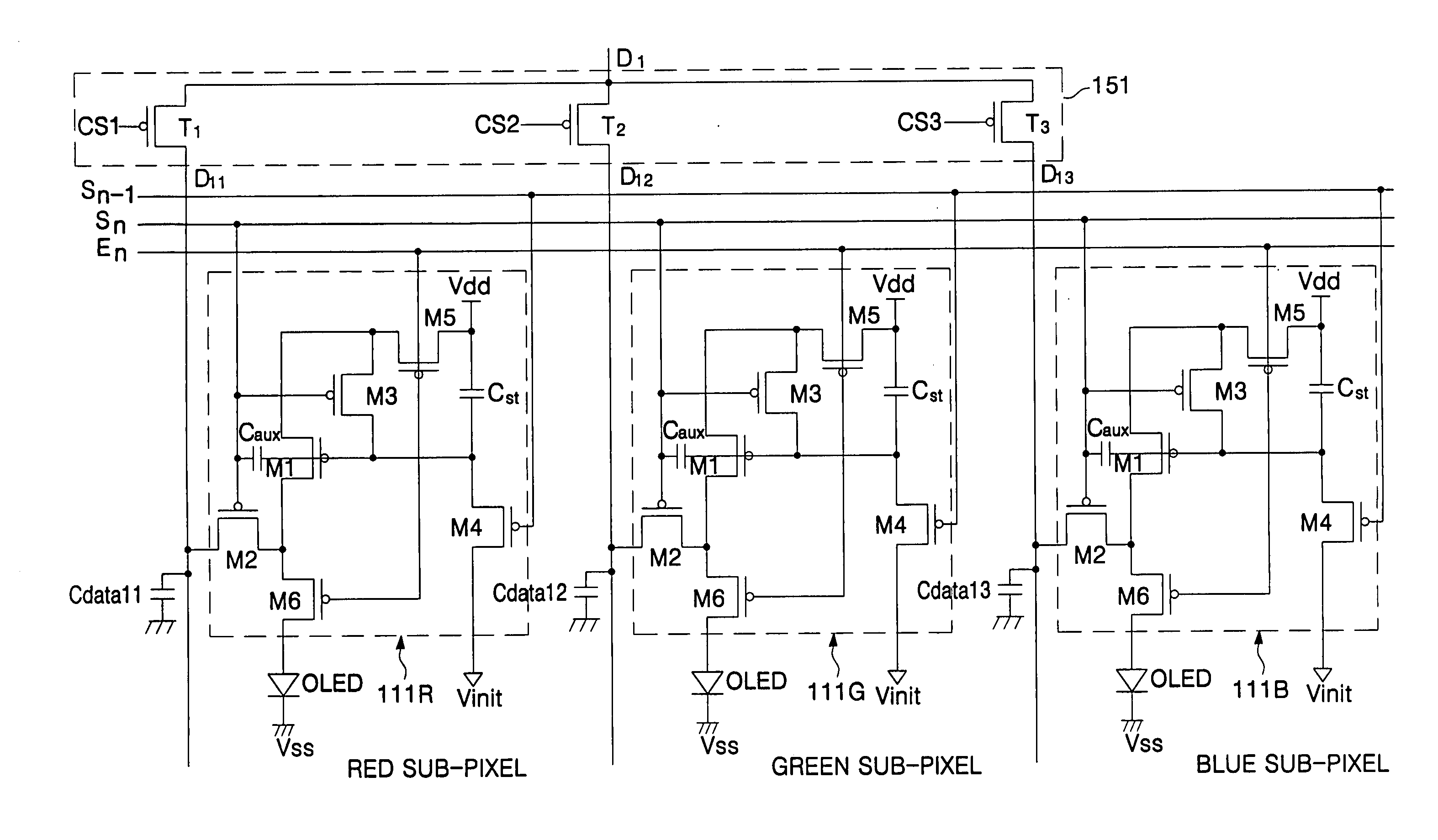 Organic light emitting display (OLED)