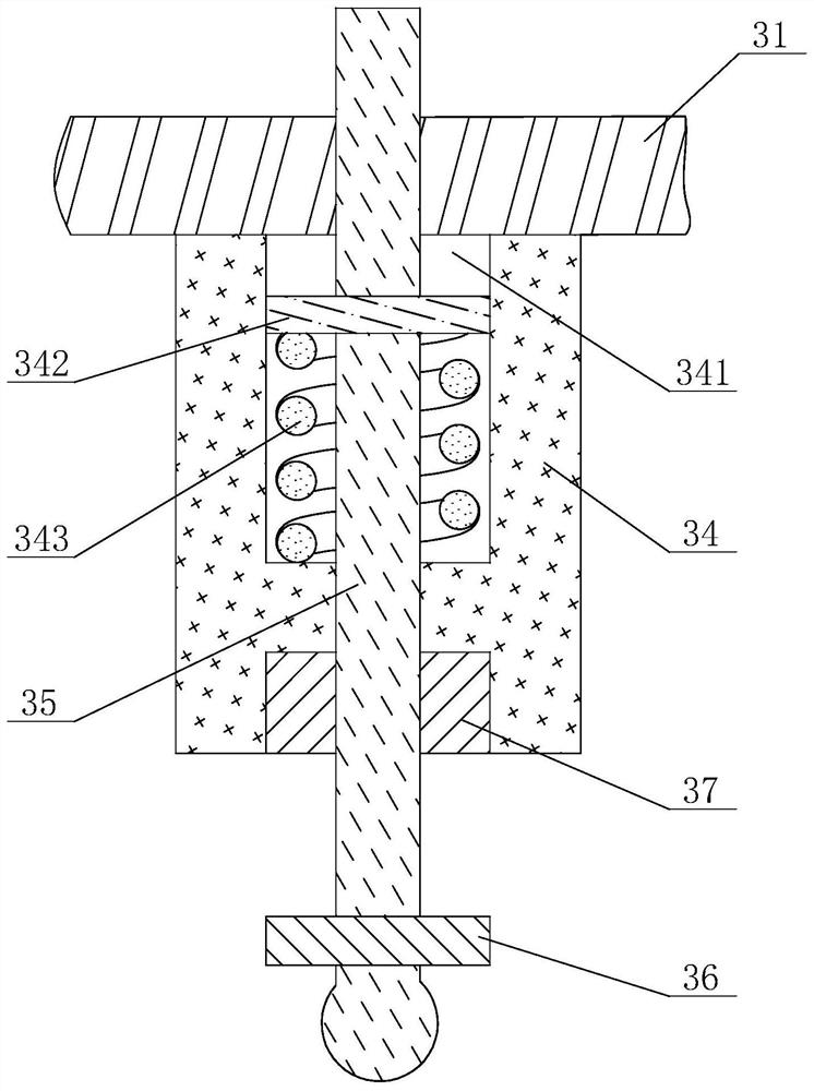 Automobile front longitudinal beam detection table