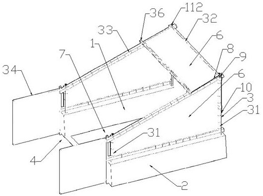 Sand and gravel material dust cover and its installation method and use method