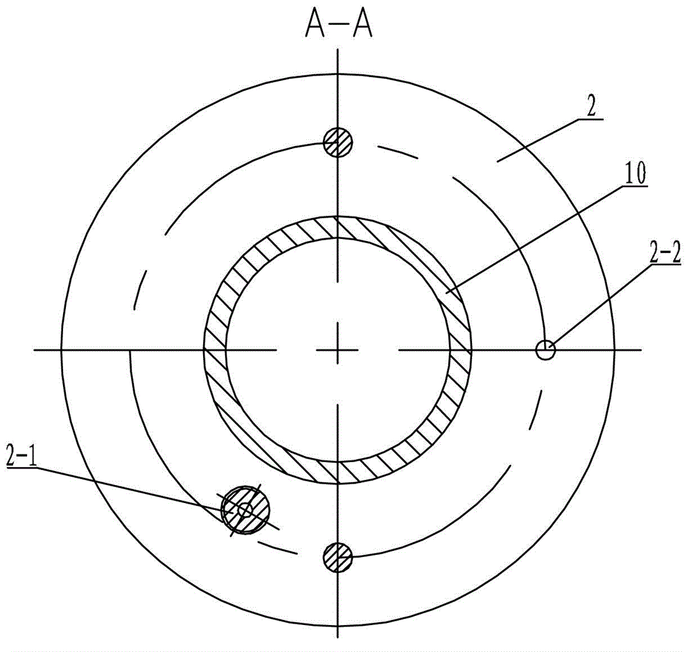 Liquid passing type electric-control layered polymer filling device