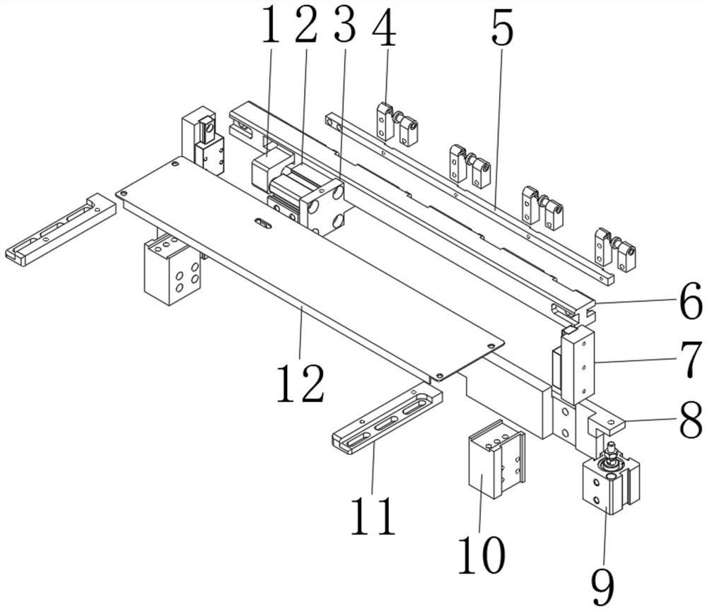 Multi-shaft wire clamping retaining device