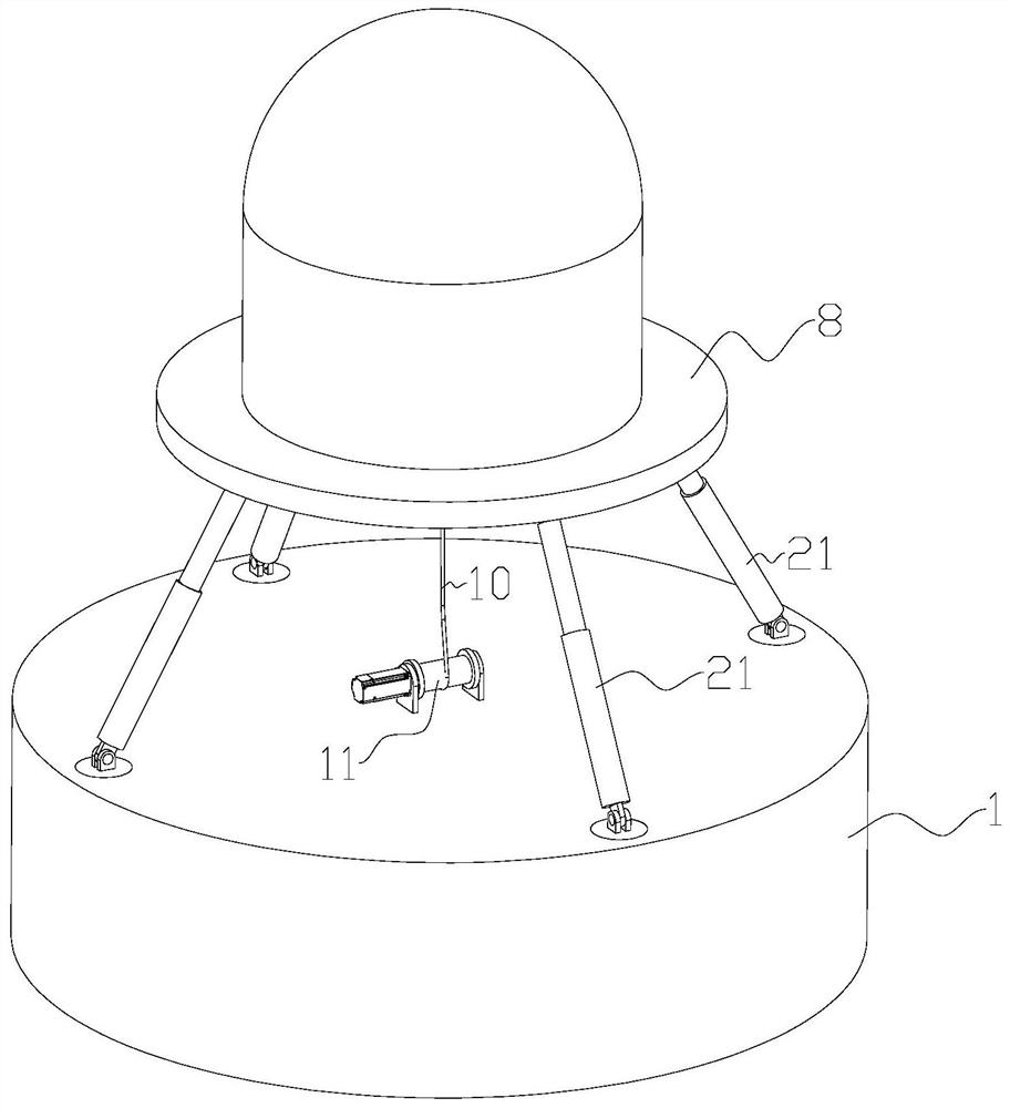 An anti-seismic system for a simulated tree house