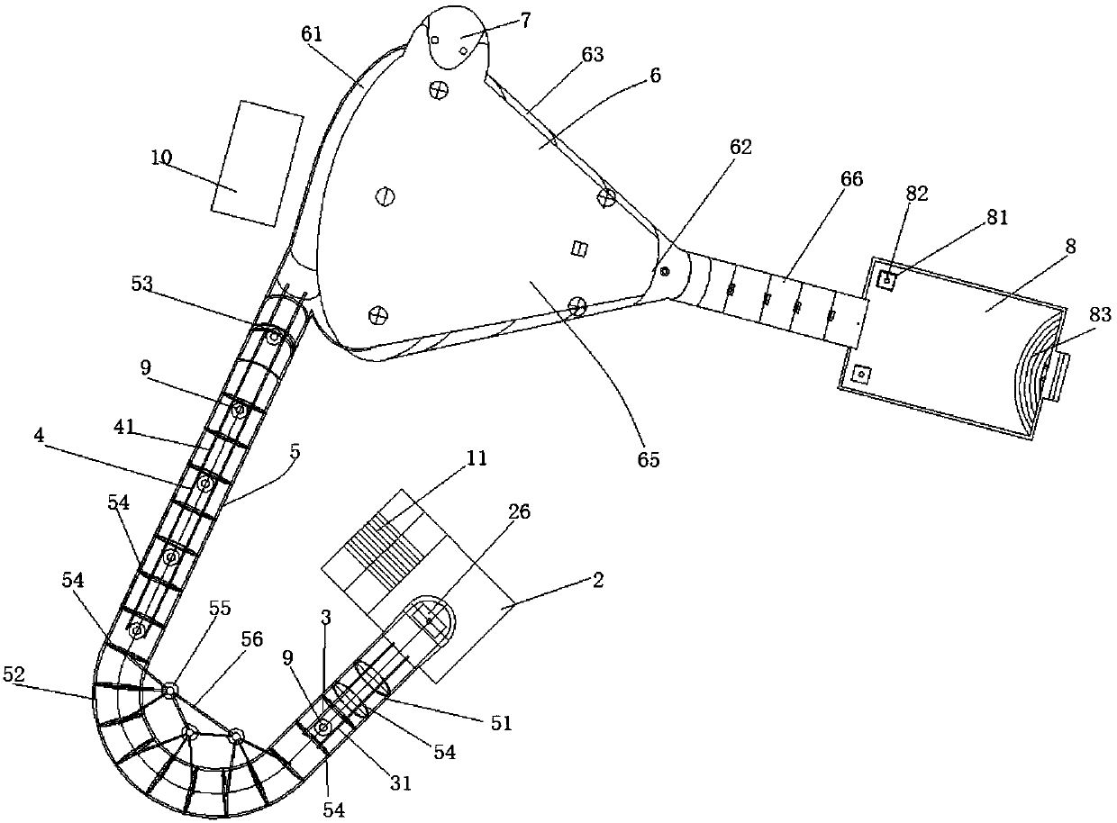 Cobra-shaped water slide