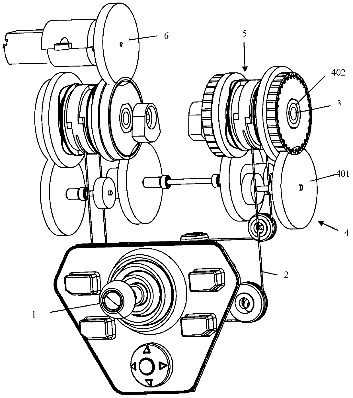 Clamping device and electric power system of endoscope