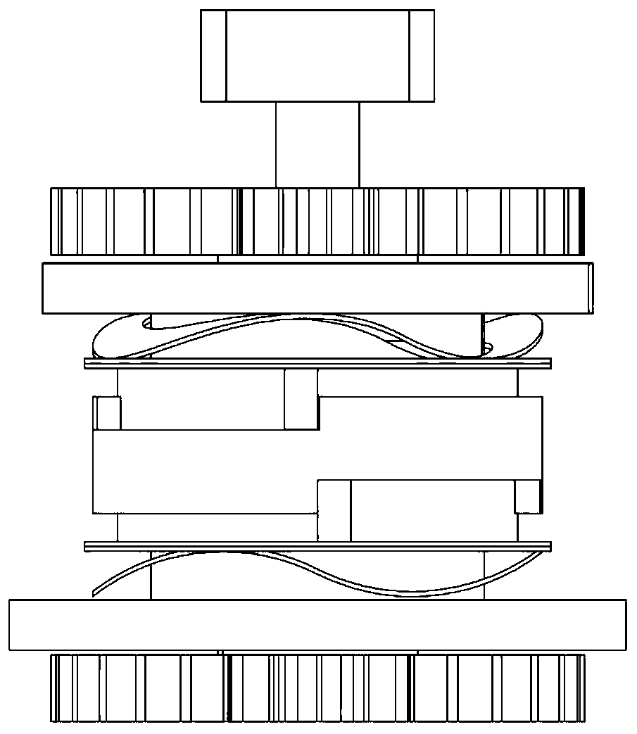 Clamping device and electric power system of endoscope