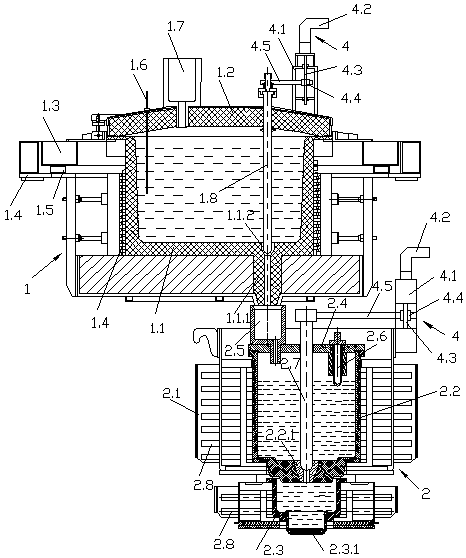 Amorphous thin strip tundish molten iron metering and control system