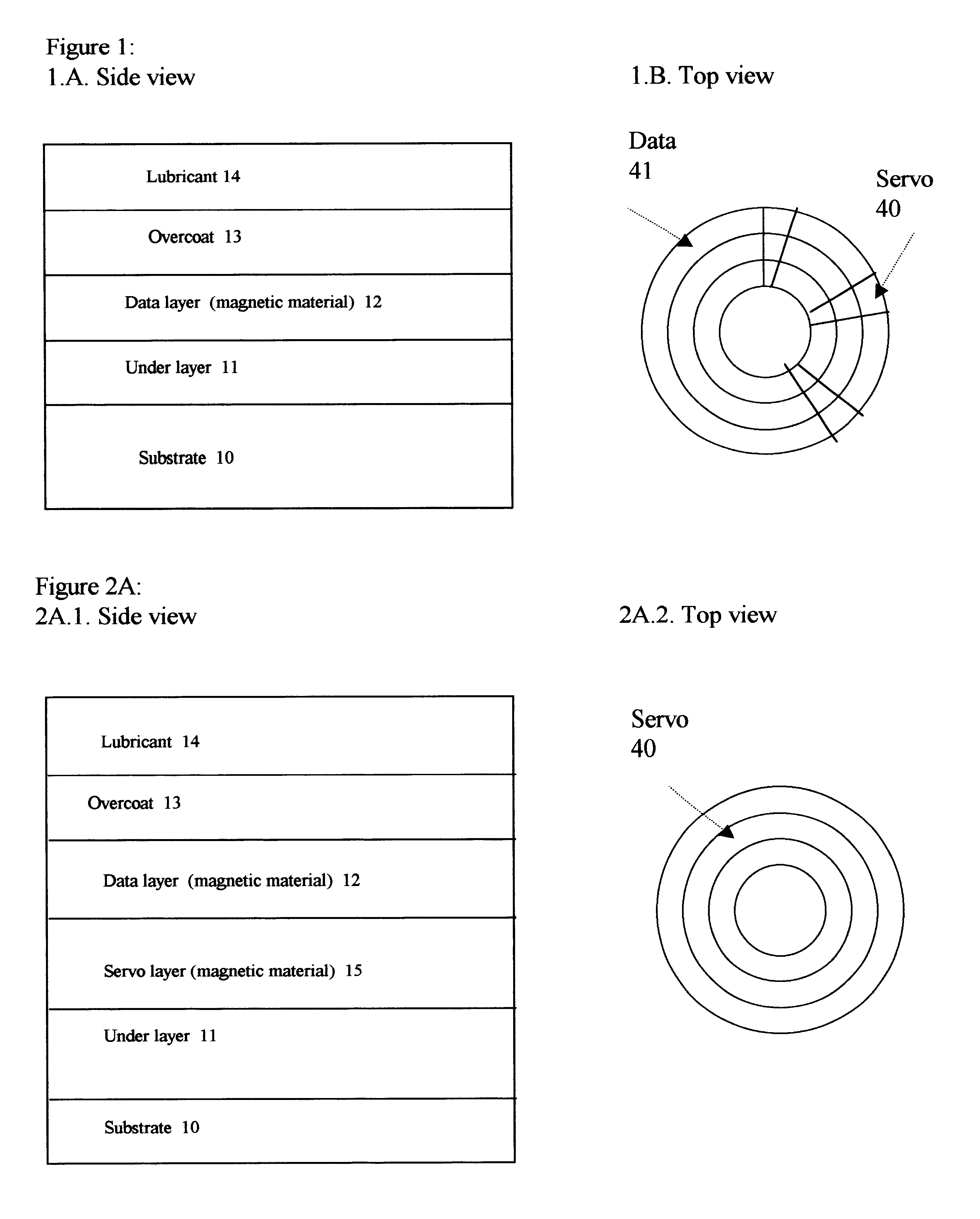 Magnetic recording drive with continuous magnetic servo system