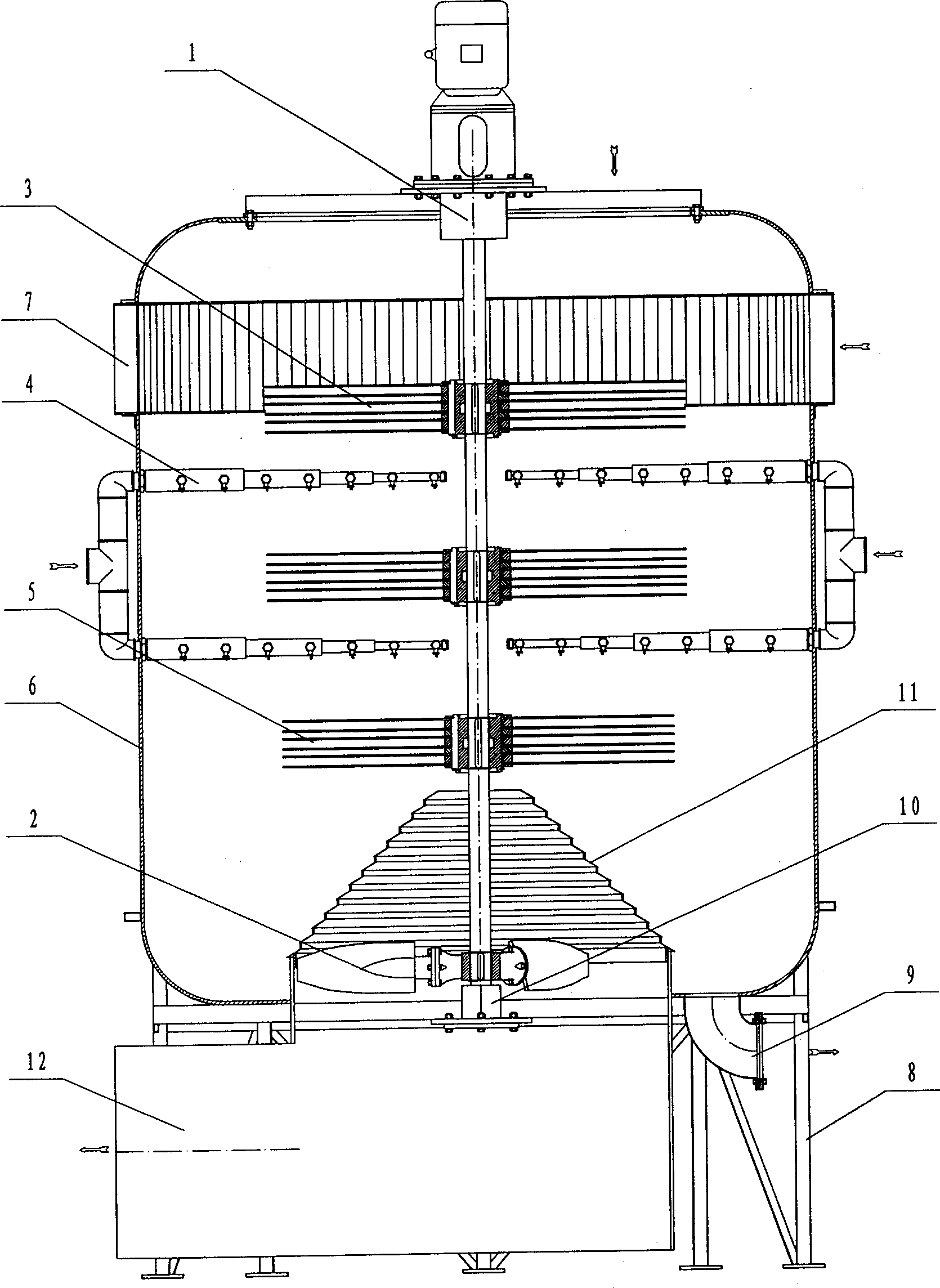 Cyclone cooling method and cooling tower