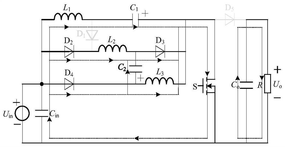 Three-inductor high-gain Boost converter