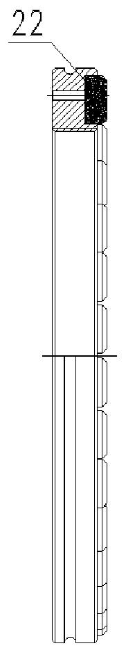 Bearing for rotation guide tool and manufacturing method of wear-resisting teeth thereof