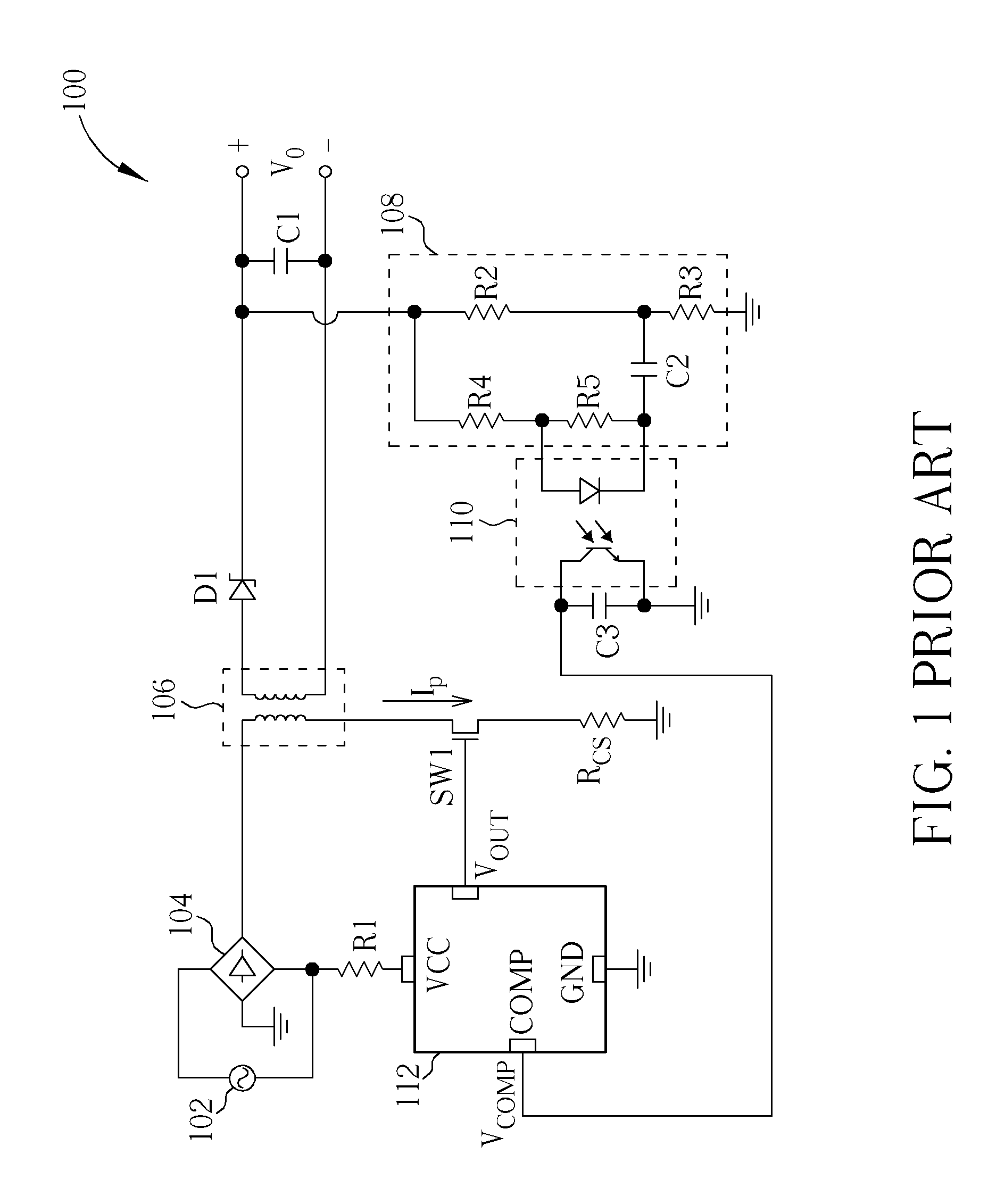 Control circuit of a switched-mode power converter and method thereof