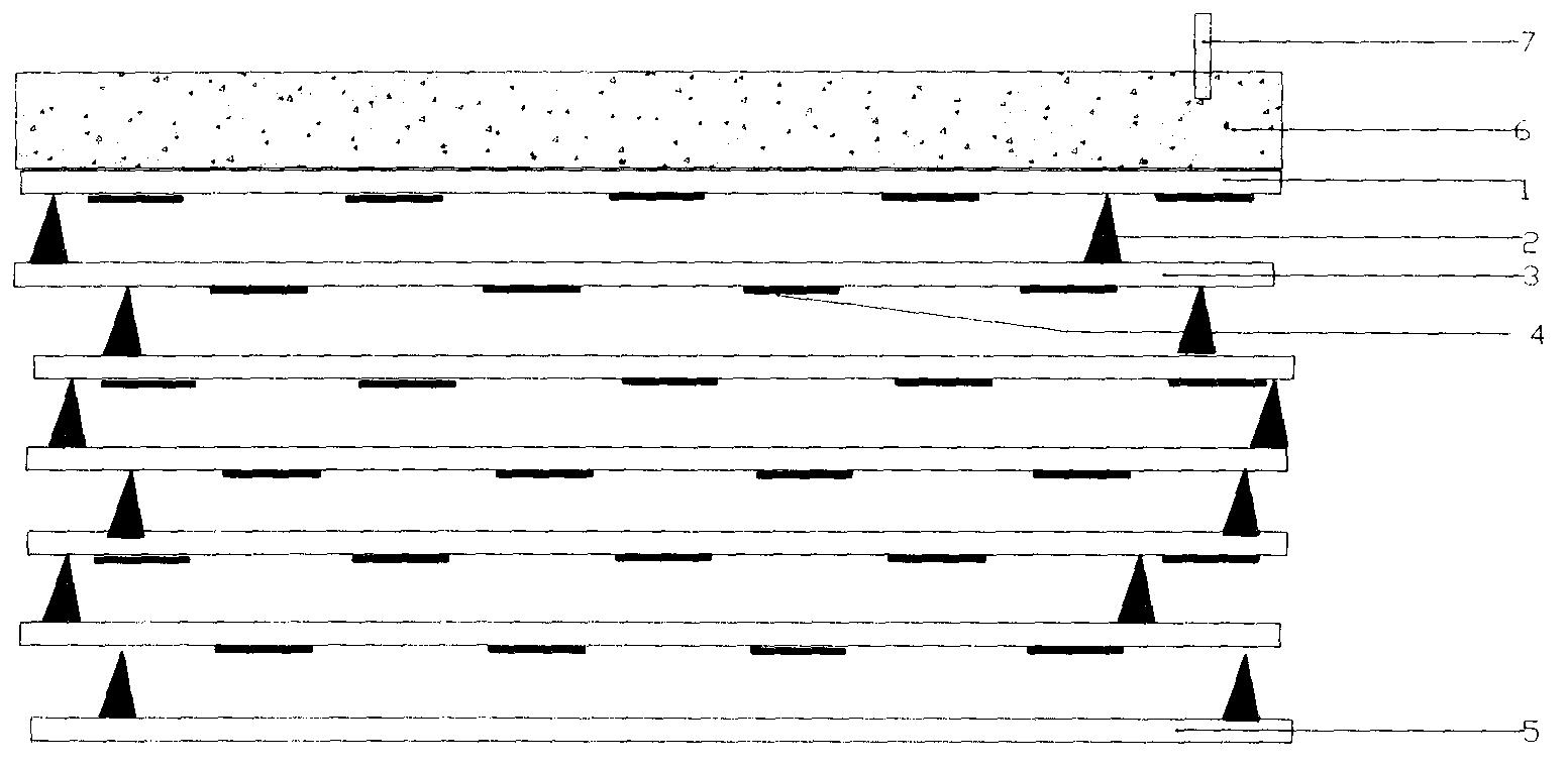 Metal honeycomb material used in aerospace and aircraft separation layer, and preparation method thereof