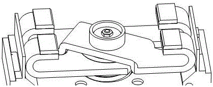 Moving contact structure of high-voltage direct current sealing contactor