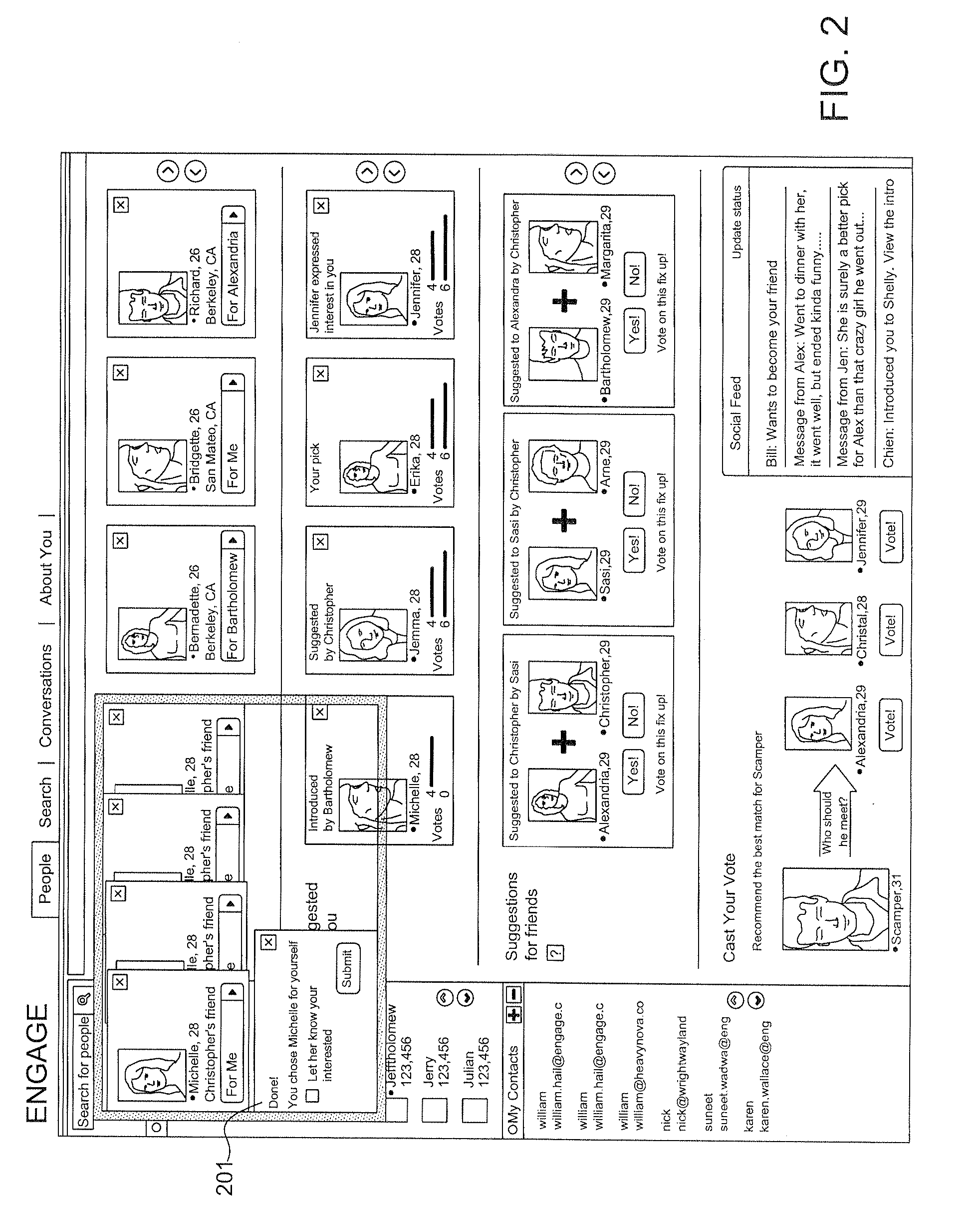 System and Method For Facilitating The Introduction of Compatible Individuals Using Third Party Collaborative Tools