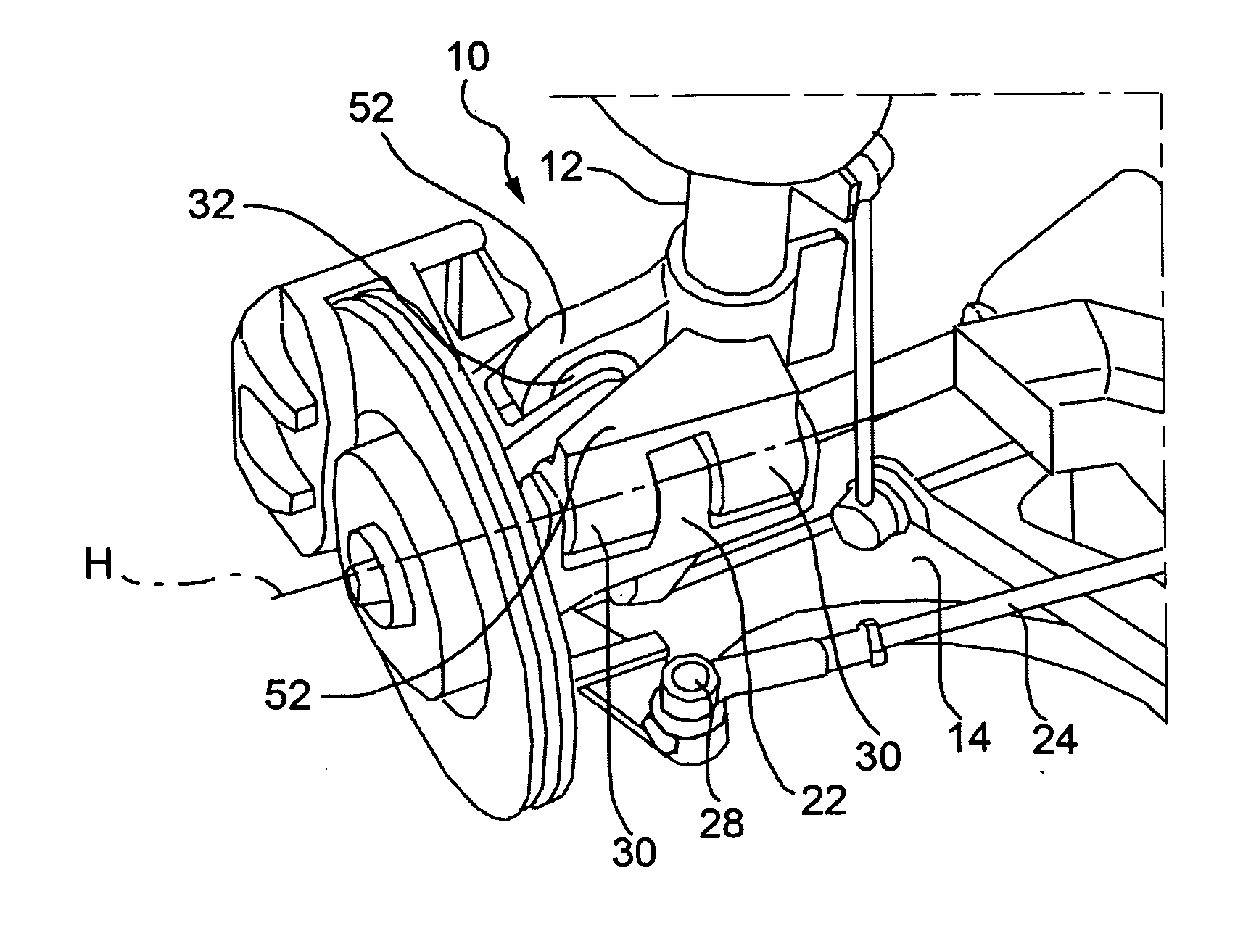 Vehicle independent suspension