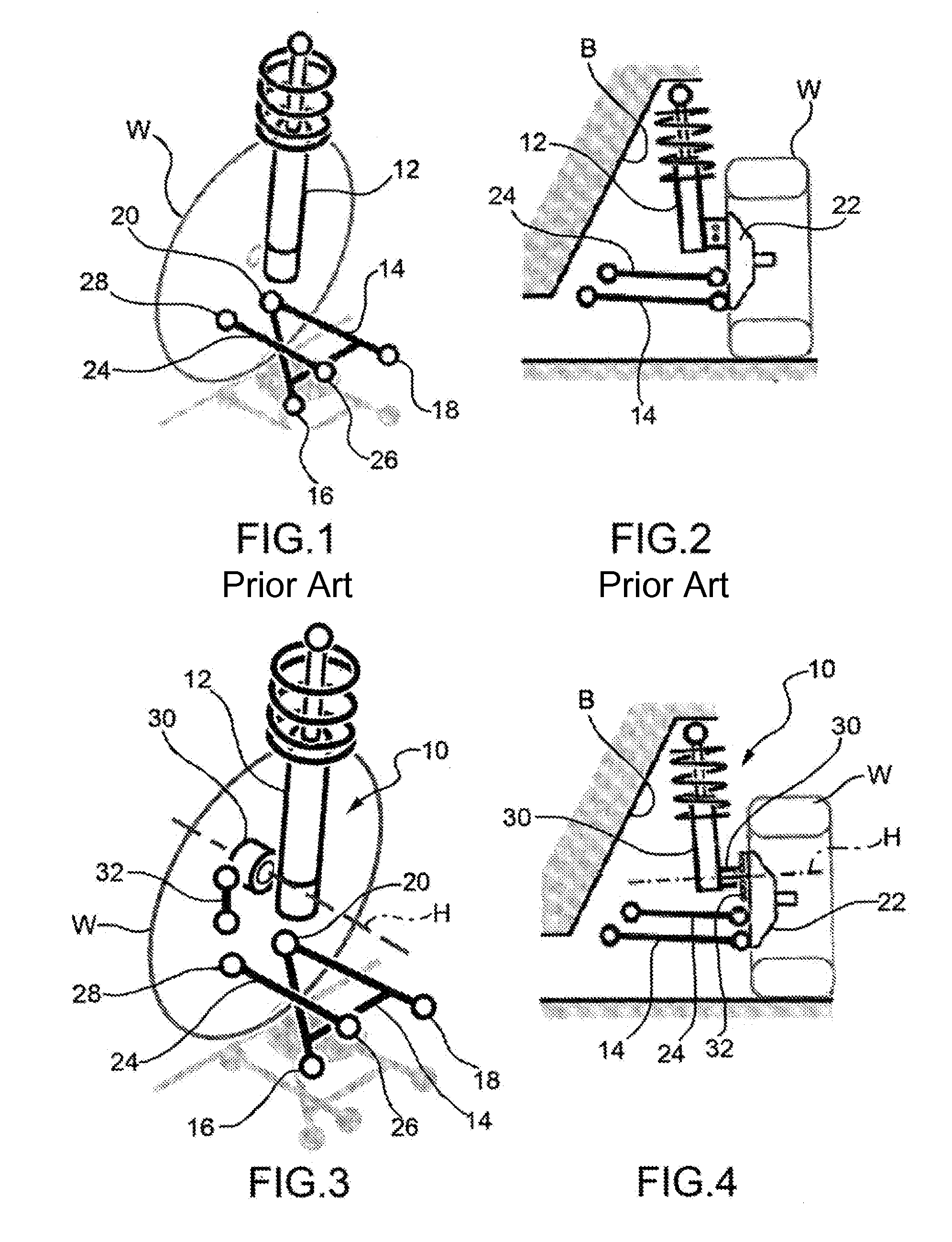 Vehicle independent suspension