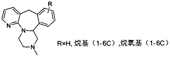 Method for preparing antidepressant mirtazapine