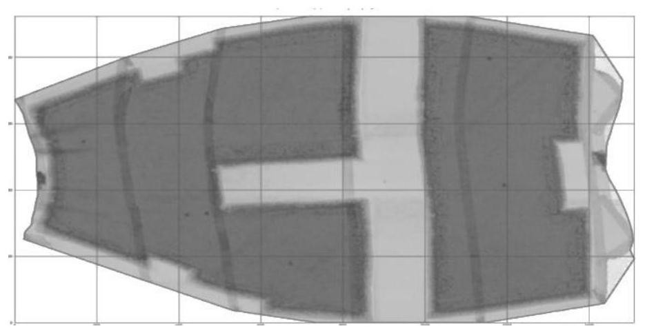 Processing method for manufacturing digital model before ultrasonic C scanning detection plan based on CATIA