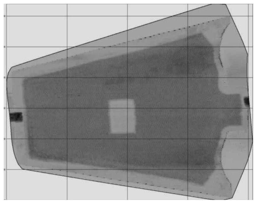 Processing method for manufacturing digital model before ultrasonic C scanning detection plan based on CATIA