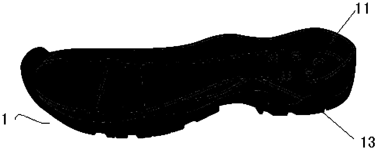 Anti-puncture combined shoe sole and manufacturing method thereof