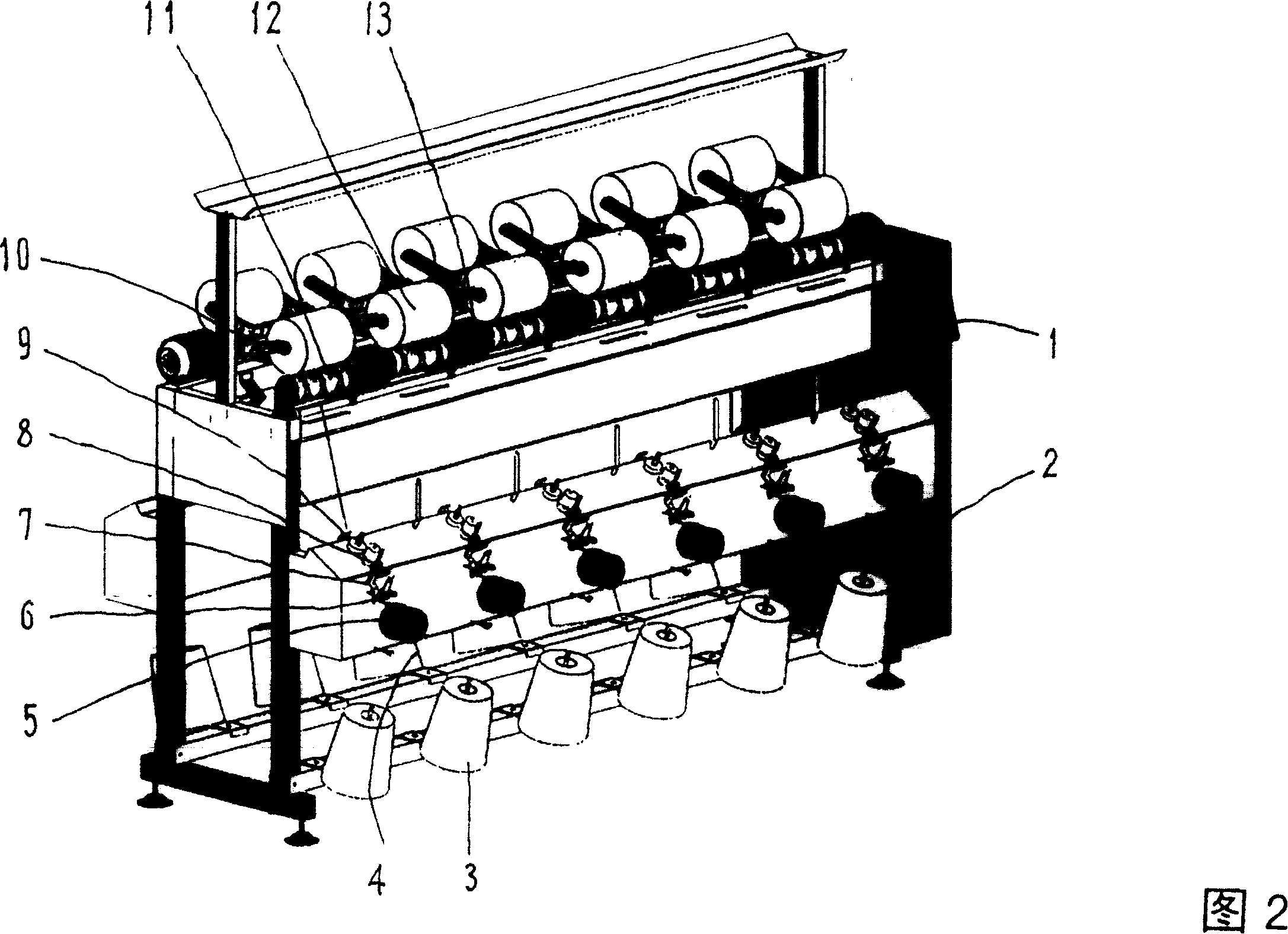 Loose type coning control method