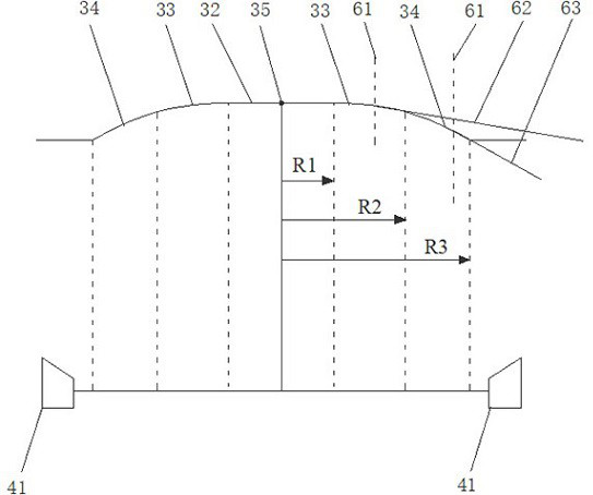 Reflection type ultrasonic anemograph and wind speed detection method