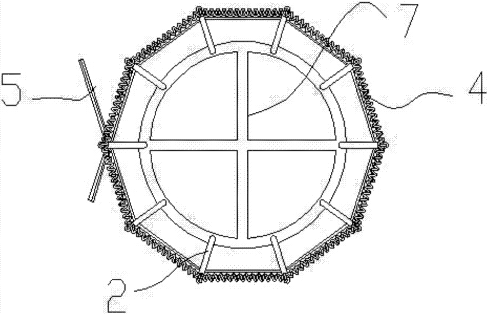 A garbage bin with flexible mouth and variable diameter for automatically taking and placing garbage bags