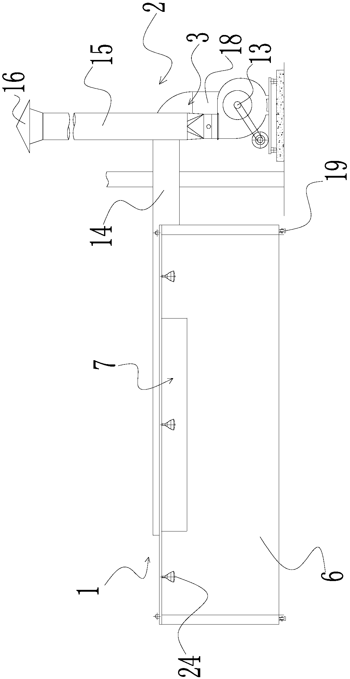 Telescopic spray booth