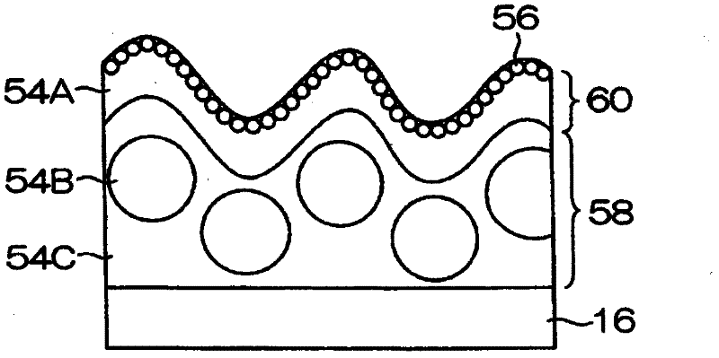 Process for producing antiglare film