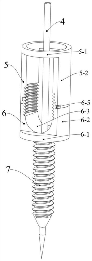 Pedicle screw rod internal fixing device taking positioning pin as inner core