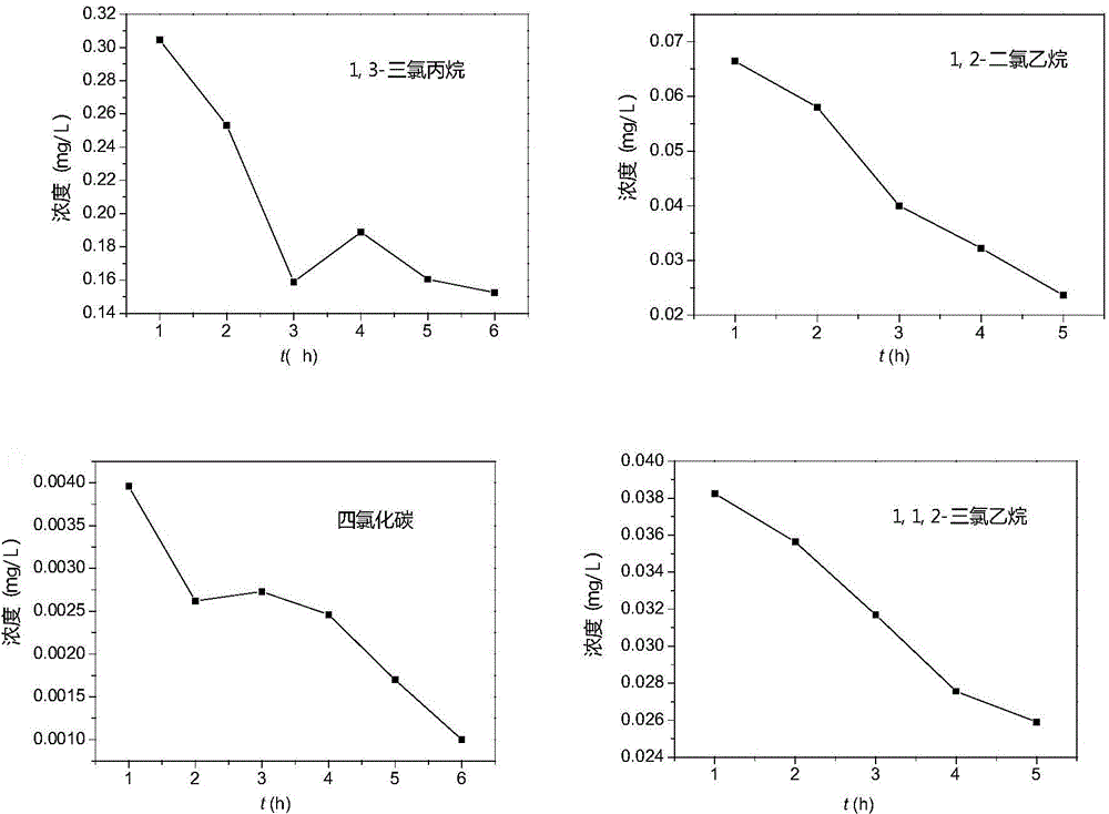 Complex microbial inoculant for degradation of chlorohydrocarbon and application thereof