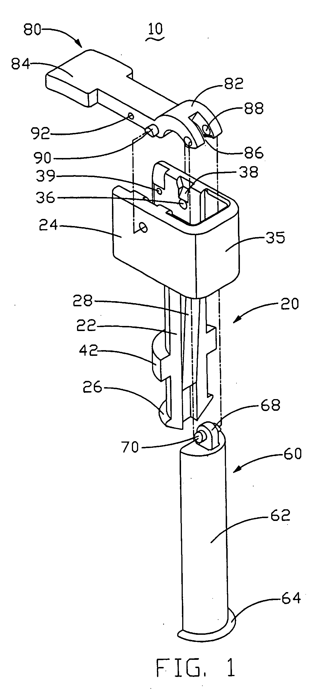 Locking device for heat dissipating device