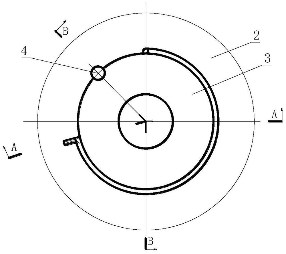 Special-shaped steel cable baffle ring detection structure and detection method thereof