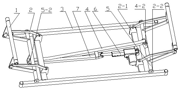 Electric nursing bed and lifting method