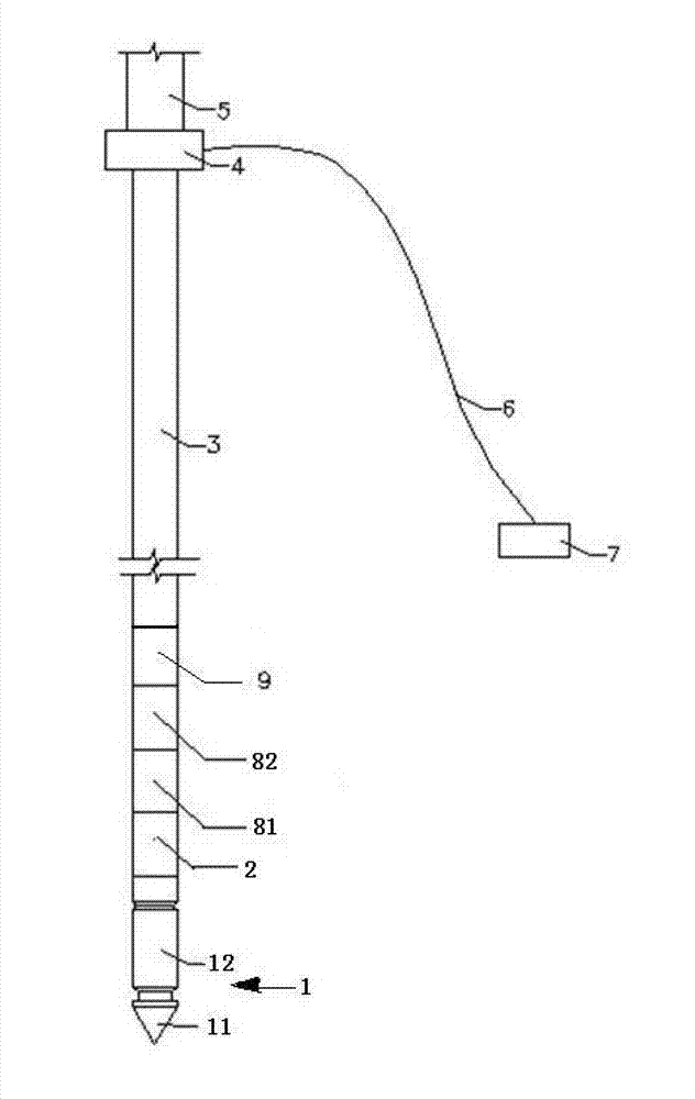 Multi-bridge static sounding equipment and multi-bridge static sounding test method