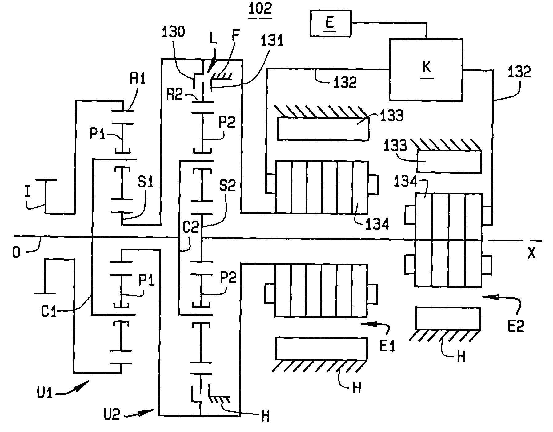 Method and apparatus for power flow management in electro-mechanical transmissions