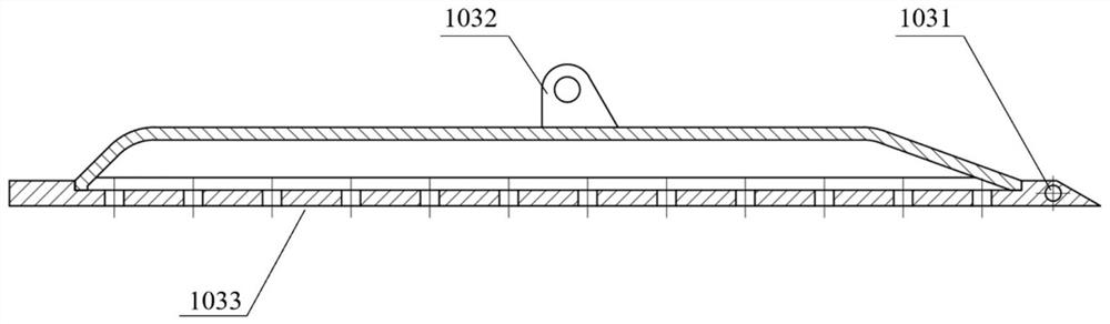 Supersonic plane cascade flow field starting and uniformity adjusting device